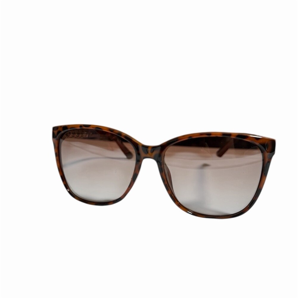 Sunglasses Tortoise Square Brown Gradient Oversiz… - image 1